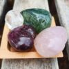 Ultimate Crystal Heart Healing Set plus Gifts Rose Quartz Heart Rubellite Heart - Image 2