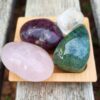 Ultimate Crystal Heart Healing Set plus Gifts Rose Quartz Heart Rubellite Heart - Image 4