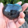 Labradorite Heart Palm Stone, Transformation, Higher Realm Connection - Image 2