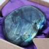 Labradorite Heart Palm Stone, Transformation, Higher Realm Connection - Image 8