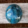 Blue Apatite Palm Stone, Manifestation, Spirit Guide Connection, Healthy Eating