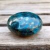 Blue Apatite Palm Stone, Manifestation, Spirit Guide Connection, Healthy Eating - Image 7