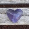 Purple Fluorite Heart, Soul Purpose, Intuition, Clarity, Divine Love