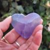 Purple Fluorite Heart, Soul Purpose, Intuition, Clarity, Divine Love - Image 7