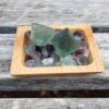 Natural Fluorite Octahedron Duo, Diamonds, Platonic Solids, Sacred Geometry - Image 3