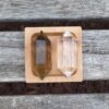 Smoky Citrine & Crystal Clear Quartz Double Terminated Wand Duo, Amplified Prosperity