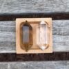 Smoky Citrine & Crystal Clear Quartz Double Terminated Wand Duo, Amplified Prosperity - Image 2