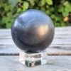 Shungite w/ Pyrite Sphere, EMF Protection, Purification, Clearing, Confidence - Image 7