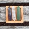 *DISCOUNTED* Double Terminated Wand Trio, Amethyst, Clear Quartz, Green Aventurine - Image 2