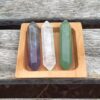 *DISCOUNTED* Double Terminated Wand Trio, Amethyst, Clear Quartz, Green Aventurine