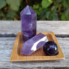 Amethyst Lovers’ Combo, Generator, Double TerminatedWand, Sphere, Spiritual Awareness, Source Connection, Balancing, Healing, Peaceful Sleep