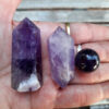 Amethyst Lovers’ Combo, Generator, Double TerminatedWand, Sphere, Spiritual Awareness, Source Connection, Balancing, Healing, Peaceful Sleep - Image 6