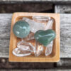 Green Aventurine Sphere & Heart Duo, Abundance, Luck, Full Potential, Vitality, Growth - Image 4