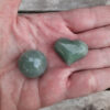Green Aventurine Sphere & Heart Duo, Abundance, Luck, Full Potential, Vitality, Growth - Image 7