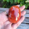 Carnelian Palm Stone, Creativity, Courage, Motivation, Self Confidence - Image 3