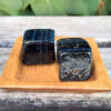 Blue Tiger’s Eye Cube Duo L, Set of 2, Meditation Set, Manifestation, Intuition - Image 3