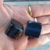 Blue Tiger’s Eye Cube Duo L, Set of 2, Meditation Set, Manifestation, Intuition - Image 8