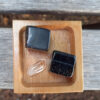 Blue Tiger’s Eye Cube Duo M, Set of 2, Meditation Set, Manifestation, Intuition - Image 2