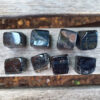 Blue Tiger’s Eye Cube Duo M, Set of 2, Meditation Set, Manifestation, Intuition - Image 5