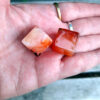 Carnelian Cube Duo S, Vitality, Motivation, Courage, Confidence, Meditation Set - Image 7