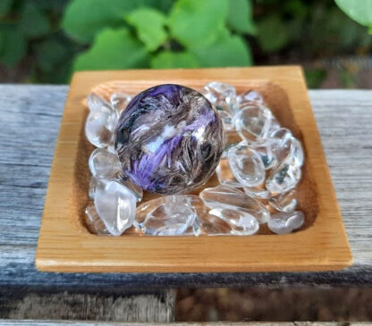 Charoite Sphere Set, Inner Strength, Psychic Protection, Natural Gifts, Transformation
