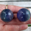 Fluorite Sphere Duo, Soul Purpose, Intuition, Clarity, Source Connection + Gifts - Image 9