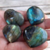 DISCOUNTED Labradorite Heart , Moonstone, Clear Quartz Cube, Transformation - Image 6