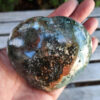 Ocean Jasper Heart, Happiness, Joy, Uplifting, Healthier Habits, Palm Stone - Image 4