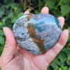 Ocean Jasper Heart, Happiness, Joy, Uplifting, Healthier Habits, Palm Stone - Image 10