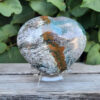 Ocean Jasper Heart, Happiness, Joy, Uplifting, Healthier Habits, Palm Stone - Image 2