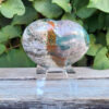Ocean Jasper Heart, Happiness, Joy, Uplifting, Healthier Habits, Palm Stone - Image 4