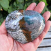 Ocean Jasper Heart, Happiness, Joy, Uplifting, Healthier Habits, Palm Stone - Image 8
