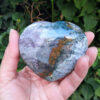 Ocean Jasper Heart, Happiness, Joy, Uplifting, Healthier Habits, Palm Stone - Image 9
