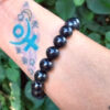 Shungite Bracelet M, 8mm, EMF Protection, Purification, Clearing, Confidence - Image 3