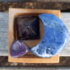 Sweet Dreams Combo, Sodalite Moon, Amethyst Pyramid, Lepidolite Tumble, Peace - Image 6