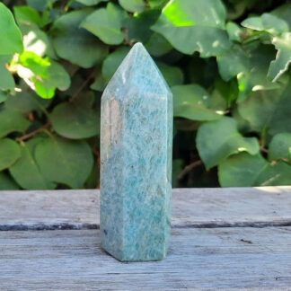 Amazonite Generator / Point / Tower, Communication, Good Luck, Success, Peace