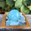 Aquamarine Sphere Set M, Creativity, Intuition, Calming, Clear Communication - Image 5