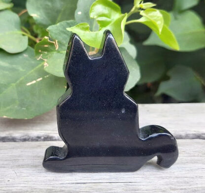 Black Obsidian Cat, Protection, Detoxifying, Inner Strength, New Horizons