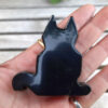 Black Obsidian Cat, Protection, Detoxifying, Inner Strength, New Horizons - Image 7