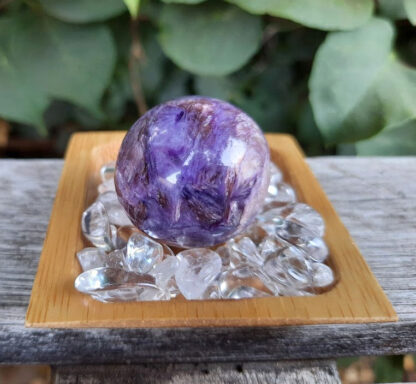 Charoite Sphere, Inner Strength, Psychic Protection, Natural Gifts, Path Guide
