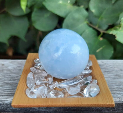 Celestite Sphere M, Angelic Connection, Guides & Higher Self Connection, Calming