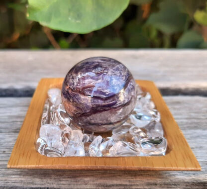 Charoite Sphere S, Inner Strength, Psychic Protection, Natural Gifts, Path Guide