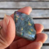 Labradorite Mini Palm Stone, Purple Flash, Higher Realms, Transformation - Image 4
