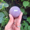 Rare Lavender Rose Quartz Sphere, Love, Strength, Courage, Uplifting, Balancing - Image 11