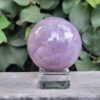 Rare Lavender Rose Quartz Sphere, Love, Strength, Courage, Uplifting, Balancing