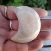 Moonstone Crescent Moon w/ Blue Flash M, Soothing, Intuition, Calm, Stress Relief (Copy) - Image 3