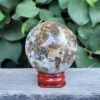 Ocean Jasper Sphere, Happiness, Joy, Uplifting, Healthier Habits, Release - Image 8