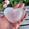 Selenite (Satin Spar) Heart Bowl, Clearing Bowl, Higher Realm Connection, Peace - Image 2