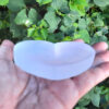 Selenite (Satin Spar) Heart Bowl, Clearing Bowl, Higher Realm Connection, Peace - Image 5