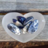 Selenite (Satin Spar) Heart Bowl, Clearing Bowl, Higher Realm Connection, Peace - Image 9